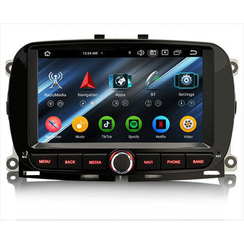 Stock UE ES6751FN Android 14 Octa-Core Lecteur Dvd de voiture pour 500 500C 500S 500E 500 Hybrid GPS BT5.0 Multimedia Carplay Car Radio