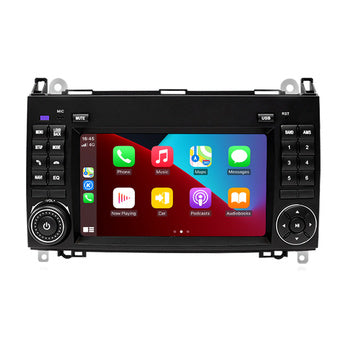 AutoRadio 2 Din Android 14 pour Mercedes Sprinter Benz B200 Vito W639 Viano Classe B W169 W245 W20 Multimédia Stéréo Unité Principale RDS
