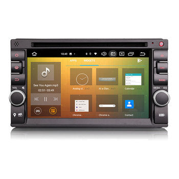 Erisin ES8536U 6.2 "IPS universel 2 Din Android 14.0 autoradio sans fil CarPlay & Auto GPS 4G DAB + DSP lecteur DVD STOCK européen