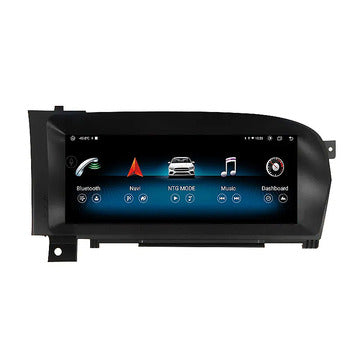 10.25 "lecteur DVD de voiture Android 14 pour Mercedes Benz classe S W221 AutoRadio voiture GPS Navigation multimédia Carplay écran 4G Wifi
