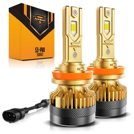 🆕High Power S3 Pro Series 24V 24000LM 120W LED Headlight Bulbs 6500K Cool White - Auxbeam  – éclairage LED auto