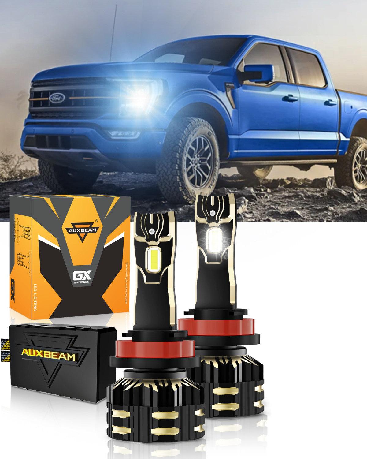 For 2015-2020 Ford F-150 9005 H11 LED Headlight Bulbs Bundle - Auxbeam  – éclairage LED auto