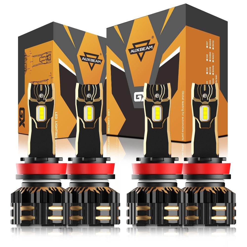 GX Series 25000LM 120W LED Headlight Bulbs 6500K Cool White - Auxbeam  – éclairage LED auto