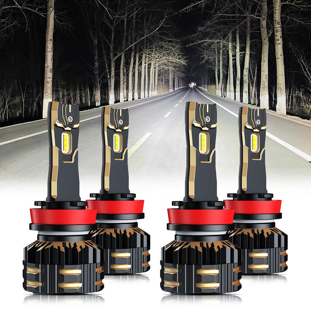 Brightest GX Series 25000LM 120W LED Headlight Bulbs 6500K Cool White - Auxbeam  – éclairage LED auto