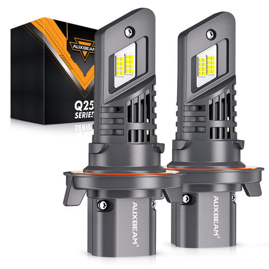 🆕Real 1:1 Size Q25 Series 20000LM 70W LED Headligt Bulbs 6500K Cool White - Auxbeam  – éclairage LED auto