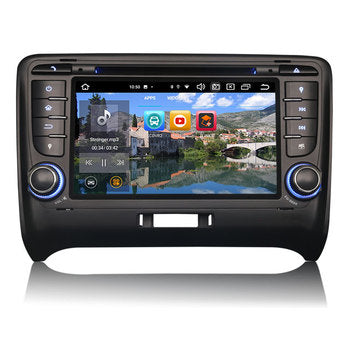 Autoradio IPS Android 13.0 pour Audi TT MK2 DSP CarPlay sans fil automatique TPMS DAB + 4G LTE DVD GPS, ES8579T, 7 pouces, stock de l'UE