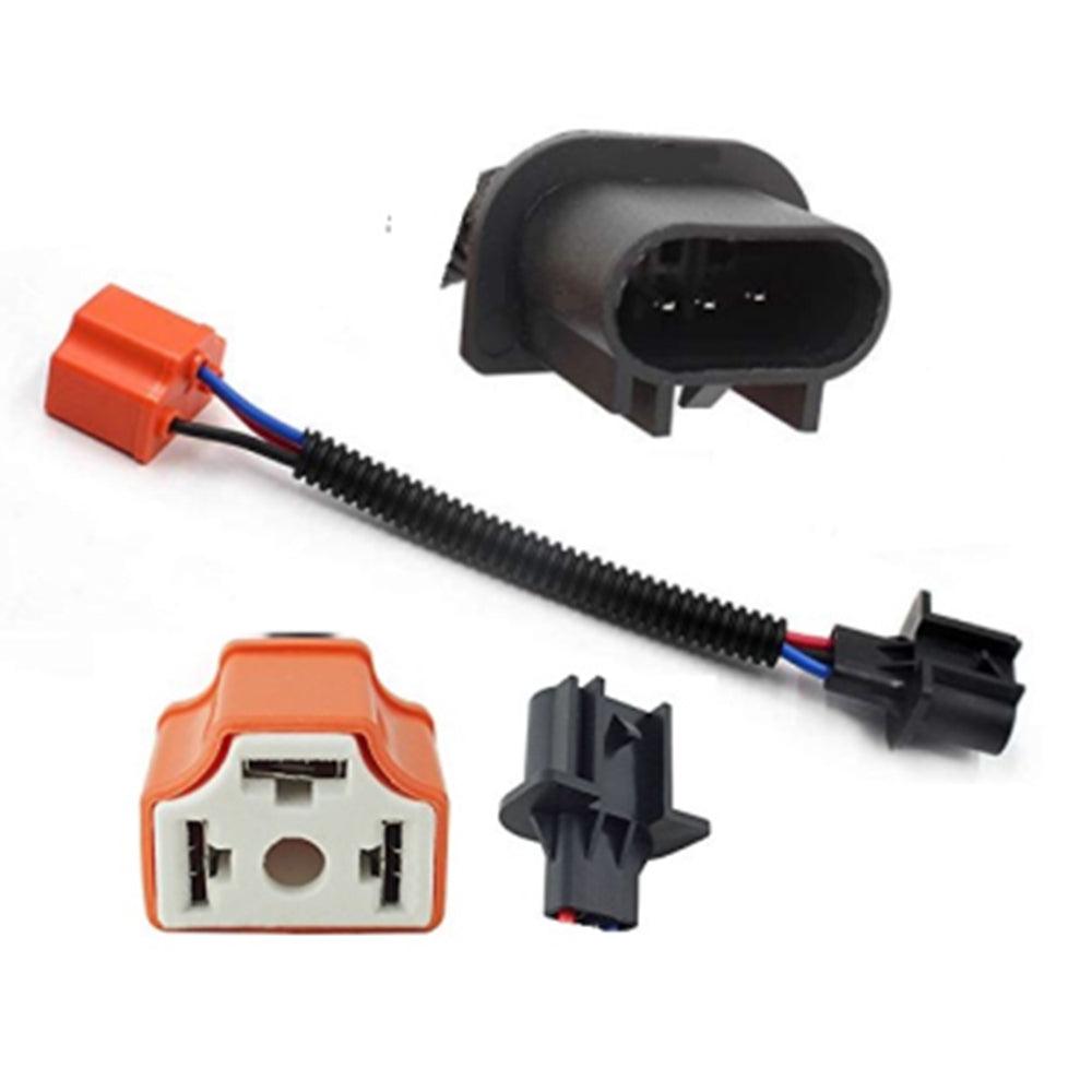 H13 Male to H4 Female Adapter Wiring Harness Connector Headlight Conversion for Headlight/Fog Light 2pcs/Set - Auxbeam  – éclairage LED auto
