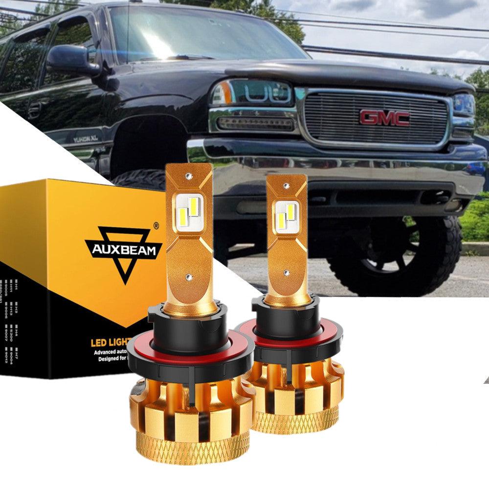 For 2007-2013 Yukon XL 2500 F-16 Plus Series Built-in Canbus Automotive Grade 14000LM LED Light Bulbs High Low Beam Bundle - Auxbeam  – éclairage LED auto