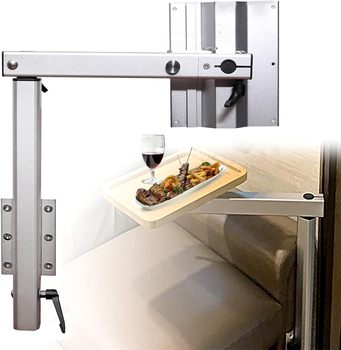 HWHongRV Premium Alliage d'aluminium Mise à niveau RV Support de pied de table RV Haut intérieur RV Table pliante avec émerillons 360 degrés