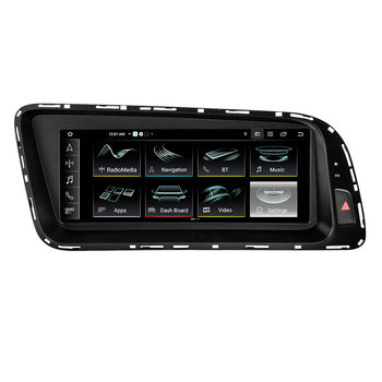 MEKEDE EU Stock Android 14 Lecteur Multimédia Autoradio Musique Car-play Auto Gps Navigation pour Audi Q5 2010-2017 8.8 Pouces