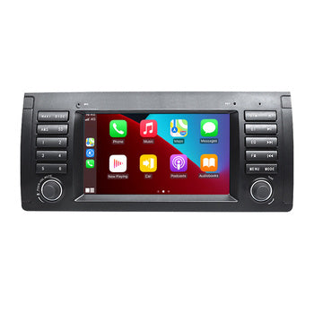 4 + 64GB 2 Din Android 14 Car Multimedia Player GPS Navi pour BMW E53 X5 E39 M5 1996-2003 Android Radio Stereo Audio Screen Carplay