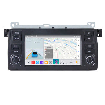 MEKEDE EU Stock en France Lecteur Dvd de voiture Écran d'autoradio Car-play pour BMW E46 Android AUTO 2 + 32G 4 + 64G