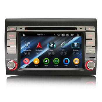 Stock UE Erisin ES6771FN Android 14 CarPlay pour Fiat Bravo 2007-2014 2DIN GPS Stéréo W IPS WiFi