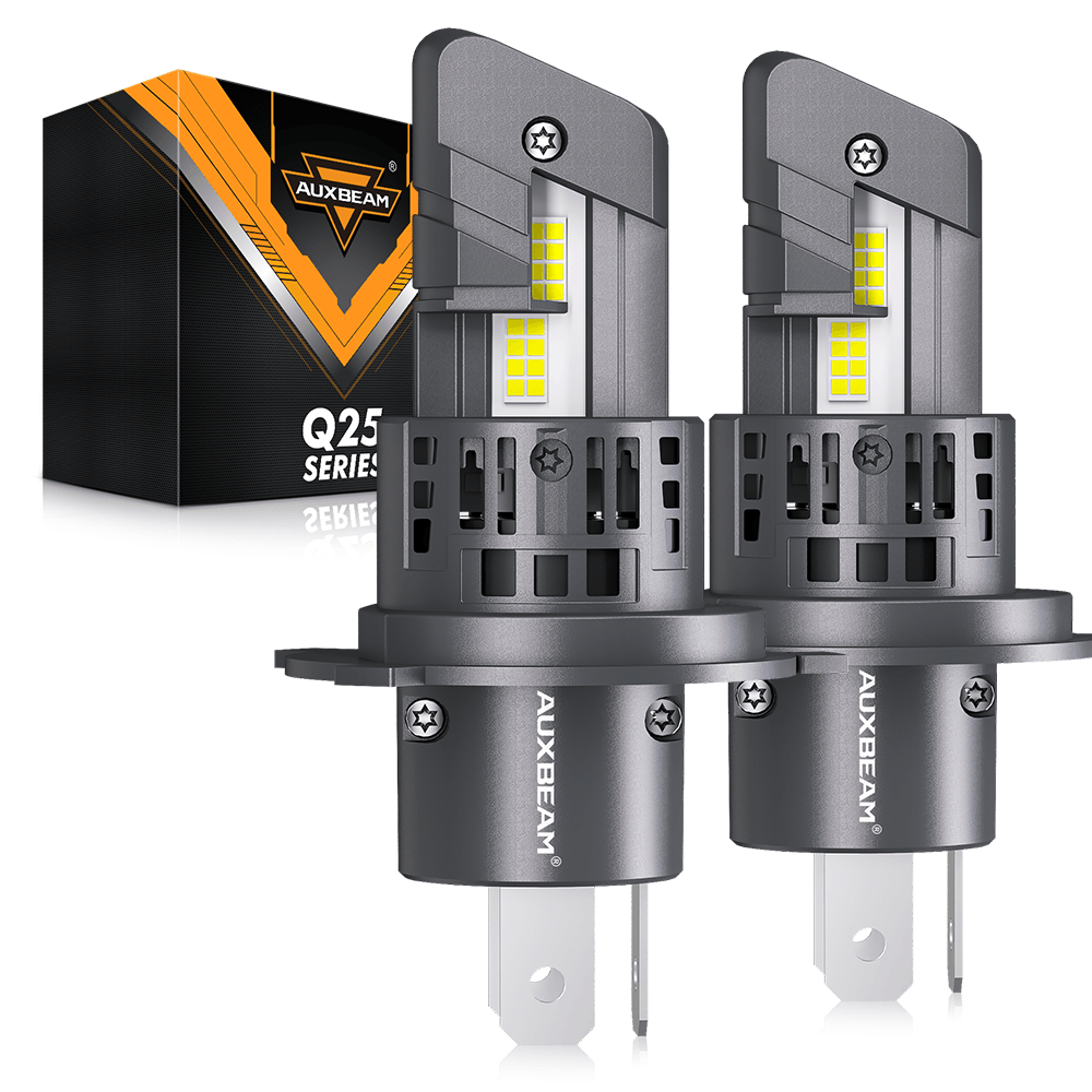 🆕Real 1:1 Size Q25 Series 20000LM 70W LED Headligt Bulbs 6500K Cool White - Auxbeam  – éclairage LED auto
