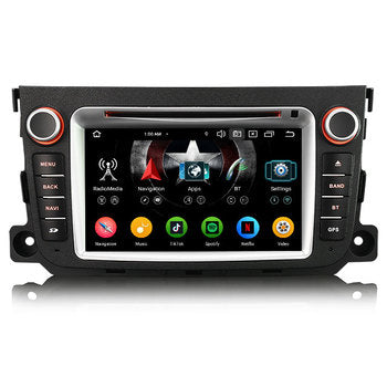 STOCK UE Erisin ES6733S Android 13 pour mercedes-benz Smart Fortwo support stéréo CarPlay Auto 4G GPS DSP système GPS
