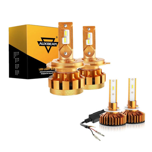 For 2000-2004 Ford Focus F-16 Plus Series Built-in Canbus Automotive Grade 14000LM LED Light Bulbs High Low Beam Bundle - Auxbeam  – éclairage LED auto