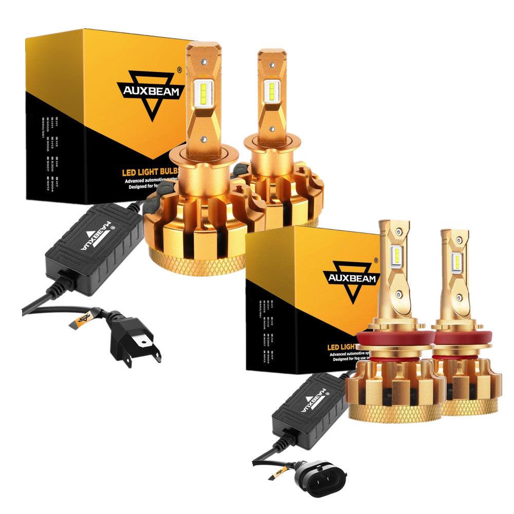 For 2015-2020 VOLKSWAGEN TRANSPORTER T6 (VAN Single HEADLAMP) LED High Low Beam F-16 Plus Series Automotive Grade 14000LM - Auxbeam  – éclairage LED auto