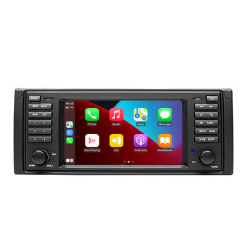 8 + 128 GB 2 Din Android 14 Autoradio sans lecteur DVD pour BMW E53 X5 E39 M5 1996-2003 Multimédia Stéréo GPS Navi Écran Carplay 4G
