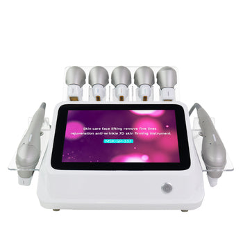 Portable 7D RF focalisé radiofréquence visage levage peau serrant Anti-rides beauté du visage Spa Machine pour un usage domestique