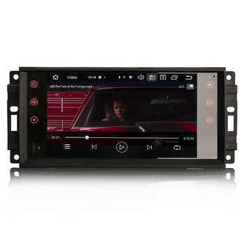 Erisin ES8576J 8 cœurs Android 13.0 stéréo multimédia de voiture pour Jeep Compass Wrangler Chrysler Dodge DAB Autoradio