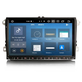 Erisin ES8552V 9 "Android 13.0 Auto Stereo Radio VW Amarok Crafter Caddy Transporter SKODA Yeti GPS Wireless Reversing Aid