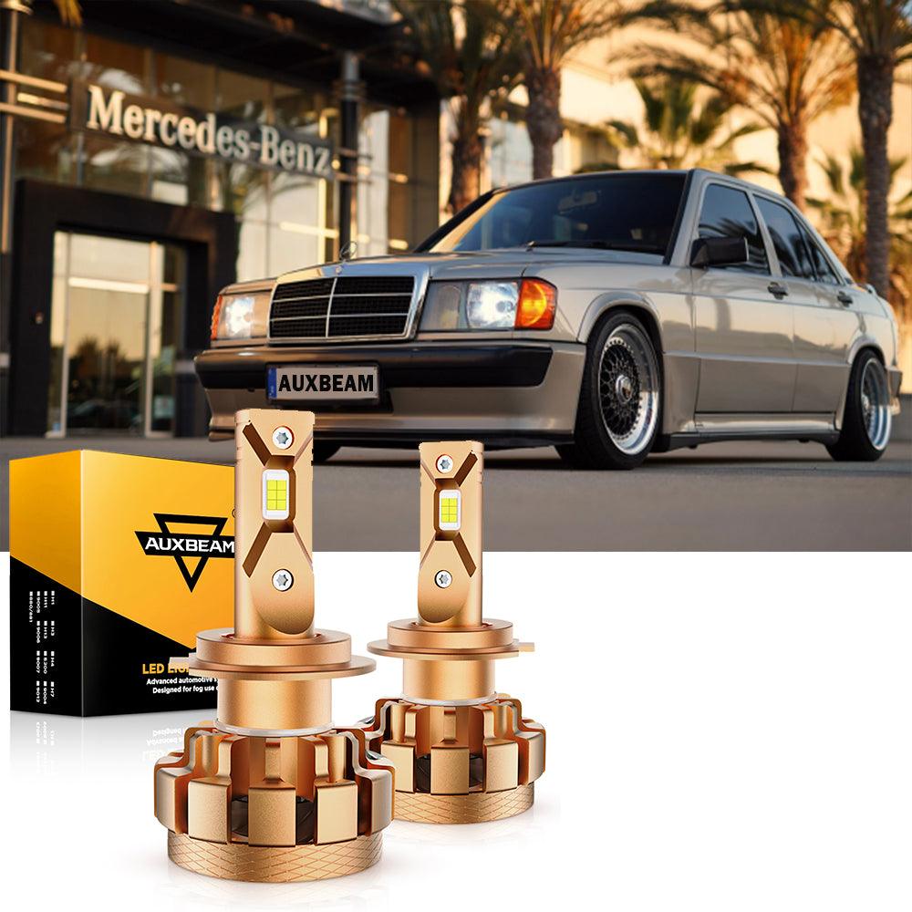 For 2000-2006 Mercedes-Benz E55 AMG with HID headlamps LED Light Bulbs High Low Beam Bundle - Auxbeam  – éclairage LED auto