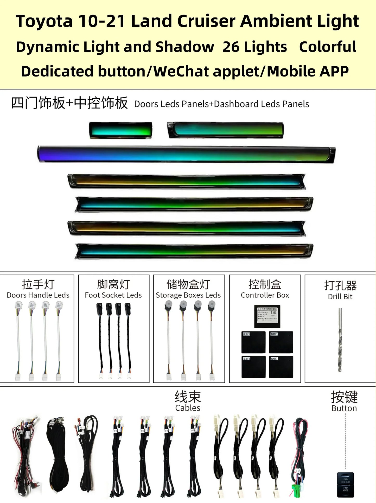 Kit LED intérieur RGB | Forza-Paris.fr