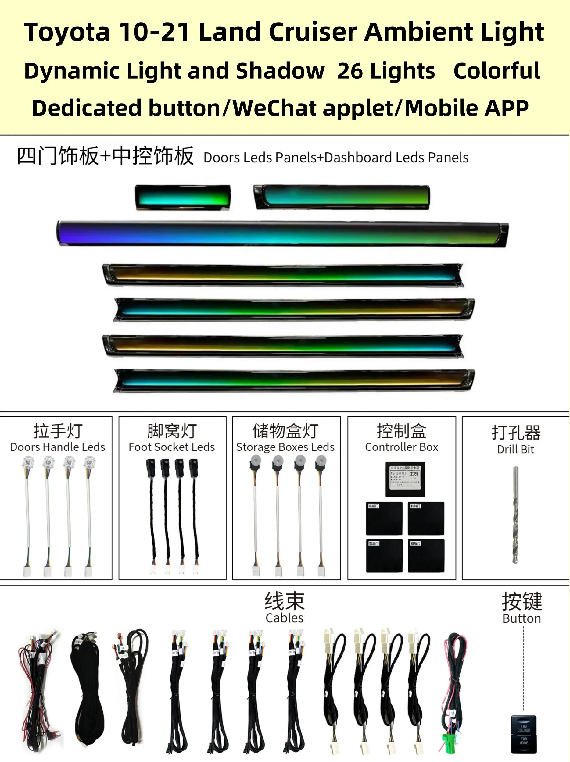 Kit LED intérieur RGB | Forza-Paris.fr