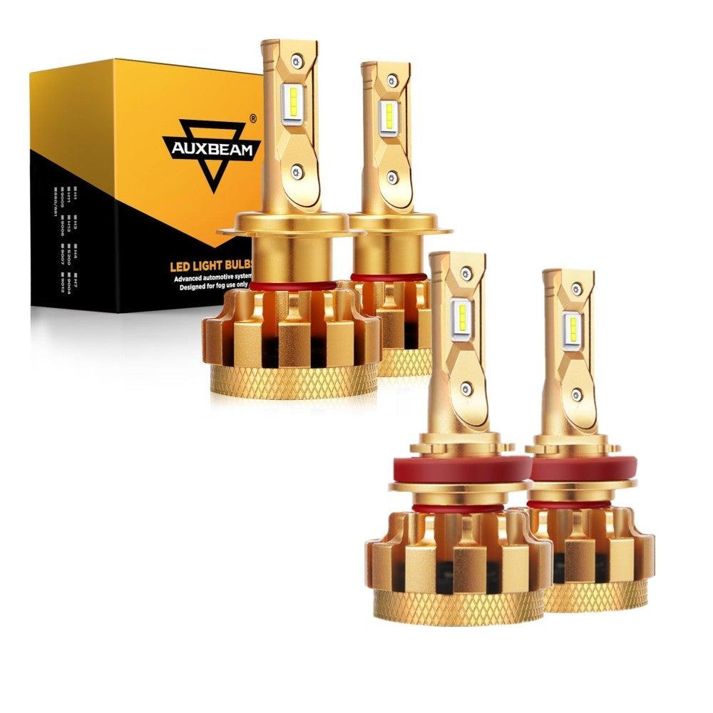 For Hyundai Sonata(Hybrid/Hybrid Limited) F-16 Plus Series Built-in Canbus Automotive Grade 14000LM LED Light Bulbs High Low Beam Bundle - Auxbeam  – éclairage LED auto