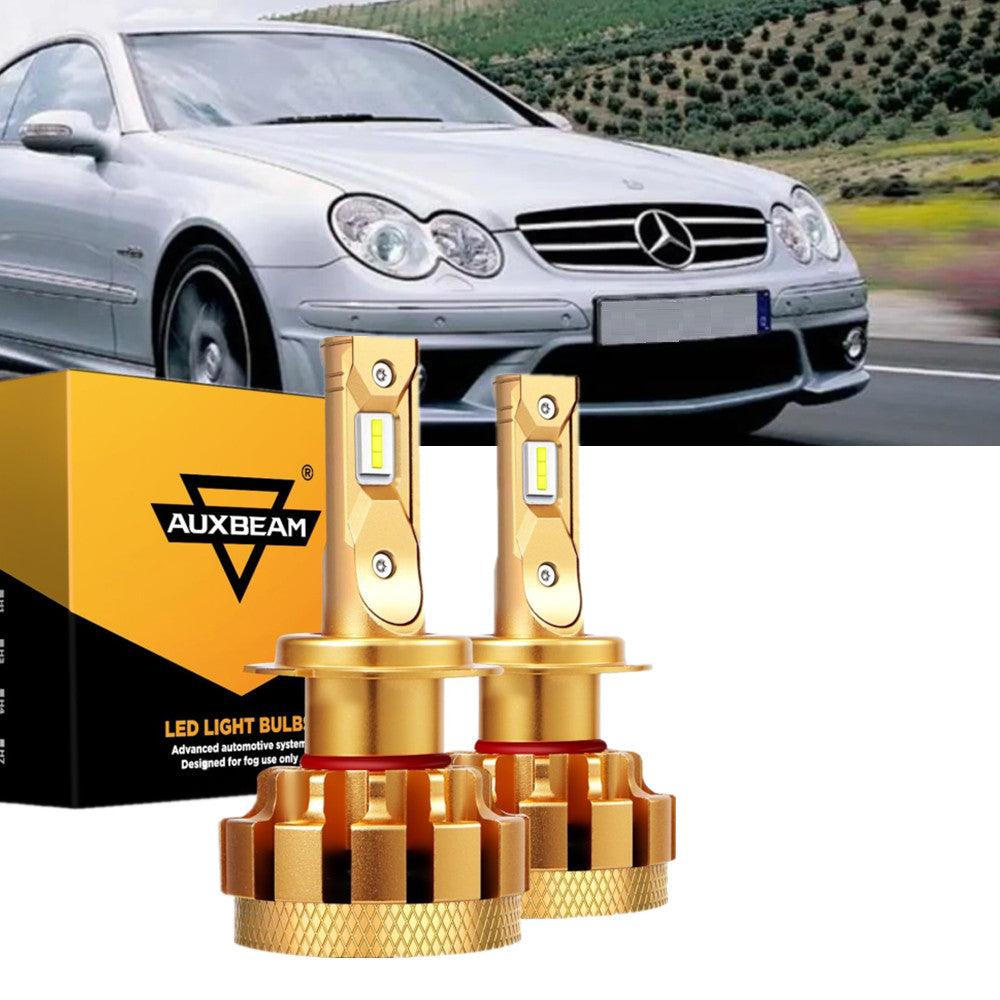 For 2007-2009 Mercedes-Benz CLK63 AMG with Halogen Headlamps F-16 Plus Series Built-in Canbus LED Light Bulbs High Low Beam Bundle - Auxbeam  – éclairage LED auto