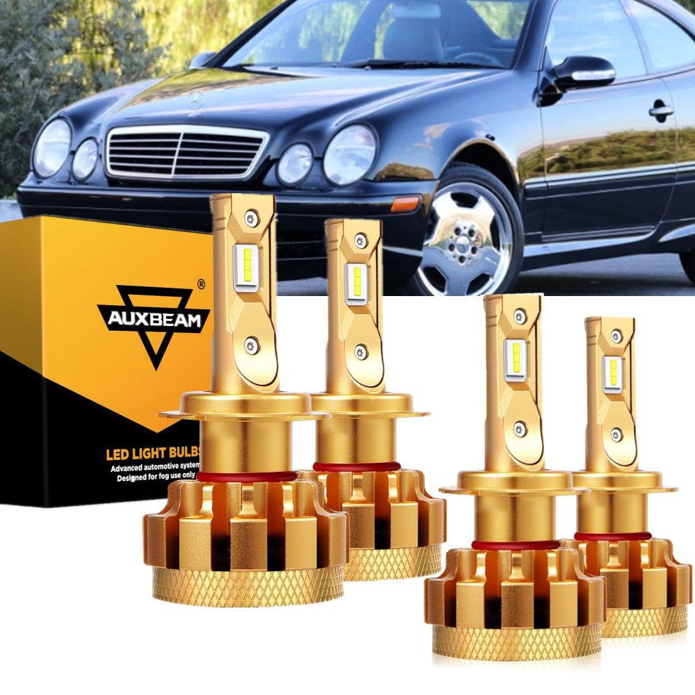 For 2001-2006 Mercedes-Benz CLK55 AMG with Halogen Headlamps F-16 Plus Series Built-in Canbus LED Light Bulbs High Low Beam Bundle - Auxbeam  – éclairage LED auto