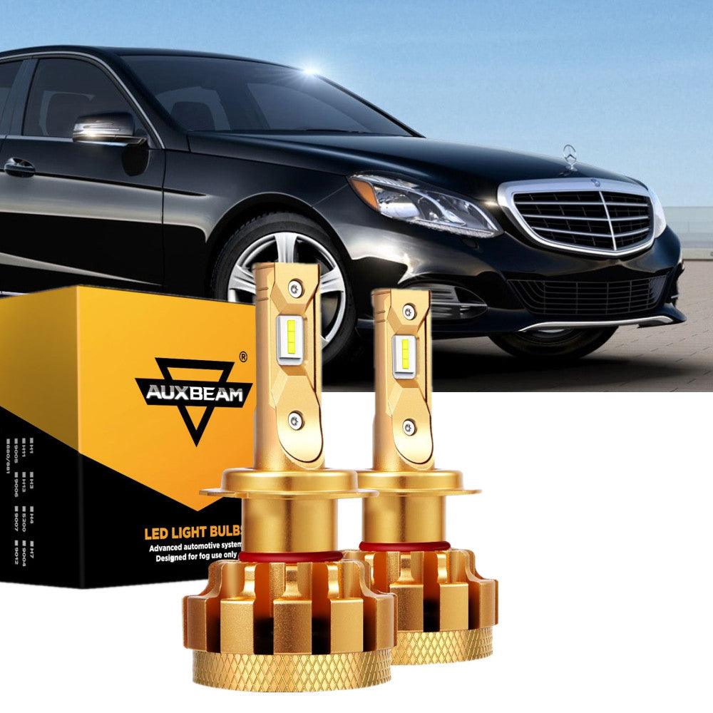 For 2000 - 2009 Mercedes - Benz E320 with Halogen Headlamps F - 16 Plus Series Built - in Canbus LED Light Bulbs High Low Beam Bundle - FORZA - PARIS