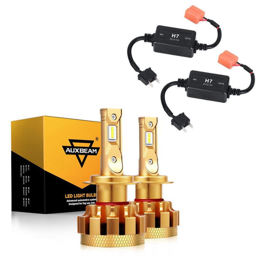 For 2014-2016 Mercedes-Benz E250 H7 LED Light Bulbs Canbus Ready F-16 Plus Series Automotive Grade 14000LM