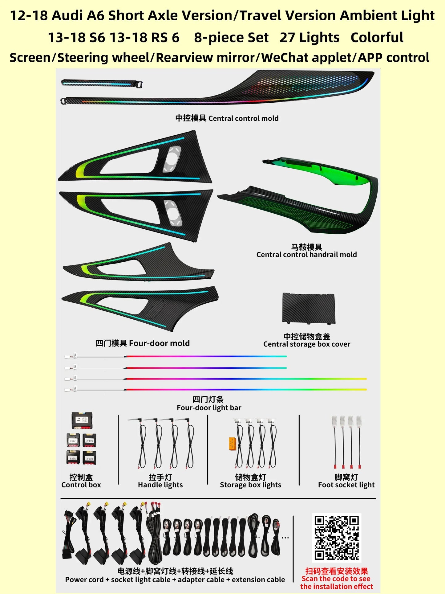 Kit LED intérieur RGB | Forza-Paris.fr