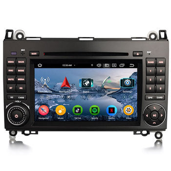 Stock UE Erisin ES6772BN Android 14.0 Autoradio DVD GPS Navi CarPlay Auto Radio pour Mercedes-Benz Classe A/B Sprinter Viano Vito