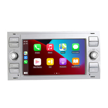 AutoRadio 2 Din Android 14 pour Ford Focus 2 Ford Fiesta Mondeo 4 C-Max S-Max FusionTransit Kuga Multimédia GPS Navigation Audio
