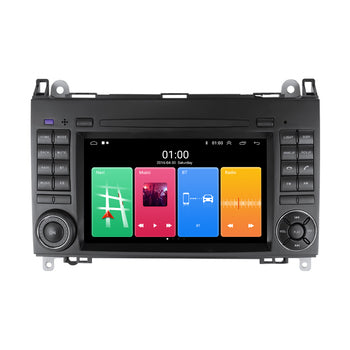 MEKEDE EU Stock 7 pouces Android Headunit avec boutons réels pour les voitures Benz B200 Support FM ASP RDS 1024*600P W245 W169 W639