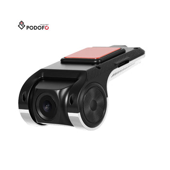 Stock EU/US/RU Podofo Mini Car Black Box ADAS Dash Cam Enregistreur vidéo automatique Caméra USB DVR Vision nocturne pour autoradio Android