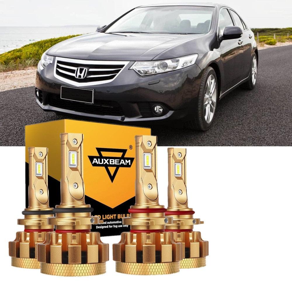 For 2000-2012 Honda Accord F-16 Plus Series Built-in Canbus Automotive Grade 14000LM LED Light Bulbs High Low Beam Bundle - Auxbeam  – éclairage LED auto