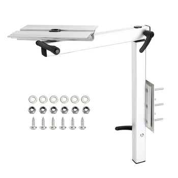 Pied de table de camping-car pivotant marin pliant ajuster 360 ° camping-cars pied de table de camping-car