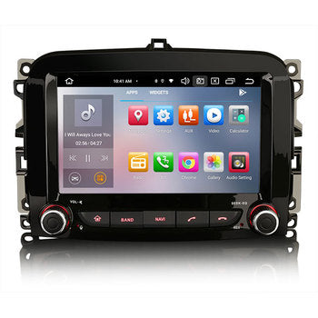 Erisin ES8554L 7 "Android Carplay Autoradio GPS Navigation WIFI Hifi RDS USB Tableau de bord pour Fiat 500L Écran partagé