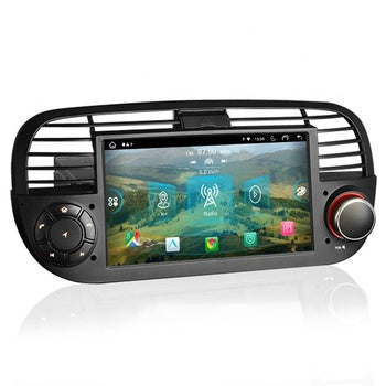 Erisin ES8905FB 7 "Android 13.0 Lecteur Dvd de voiture pour Fiat 500/500C/500S 500E Wireless CarPlay Auto Radio Car Stereo