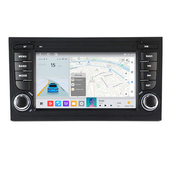 MEKEDE EU Stock 7 pouces Android lecteur multimédia pour voiture Headunit appui-tête pour Audi A4 2002 à 2008 prise en charge sans fil Car-Play