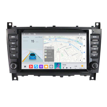 MEKEDE EU Stock en France Lecteur Dvd de voiture Écran d'autoradio Car-play pour Benz Classe C W203 Android AUTO 2 + 32G 4 + 64G