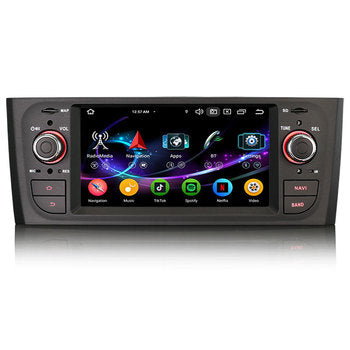 Autoradio ES6723LN Android 14.0 Octa Core CarPlay Auto Radio Lecteur DVD de voiture pour Fiat Grande Punto Linea GPS Navi Autoradio Stéréo