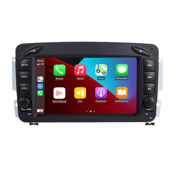 2 Din Android 14 Car NO DVD Player pour W203 Mercedes Benz Vito W639 W168 VaneoClk W209 W210 M/ML Multimedia Radio Stereo Audio