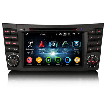 STOCK EU Erisin ES6781EN 7 pouces octa-core Android 14.0 DSP autoradio pour mercedes-benz CLS classe W219 CarPlay GPS BT5.0 voiture Dvd