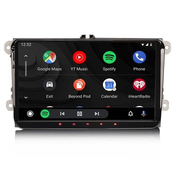 Radio GPS Android 12.0 de 9 pouces ES8998V pour VW Sharan Jetta Seat Skoda DSP 4G LTE sans fil CarPlay Auto Radio