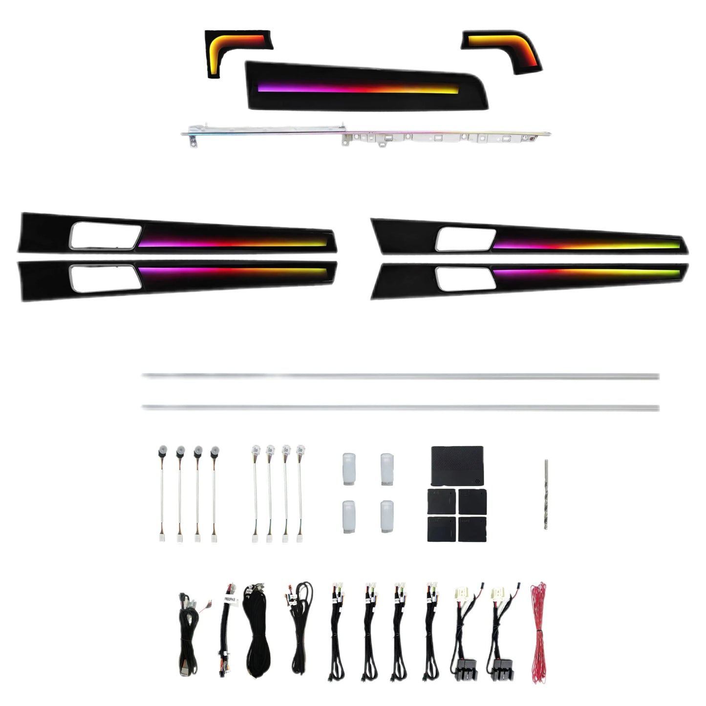 New Car Ambient Symphony Light Atmosphere LED Dynamic and Shadow Style Trim Panel Lamp Suitable for Porsche Panamera 2017-202