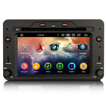 Stock EU Erisin ES6720RN Android 14.0 OS autoradio GPS pour Alfa Romeo Spider Carplay Auto Radio Multimédia Voiture Lecteur Dvd